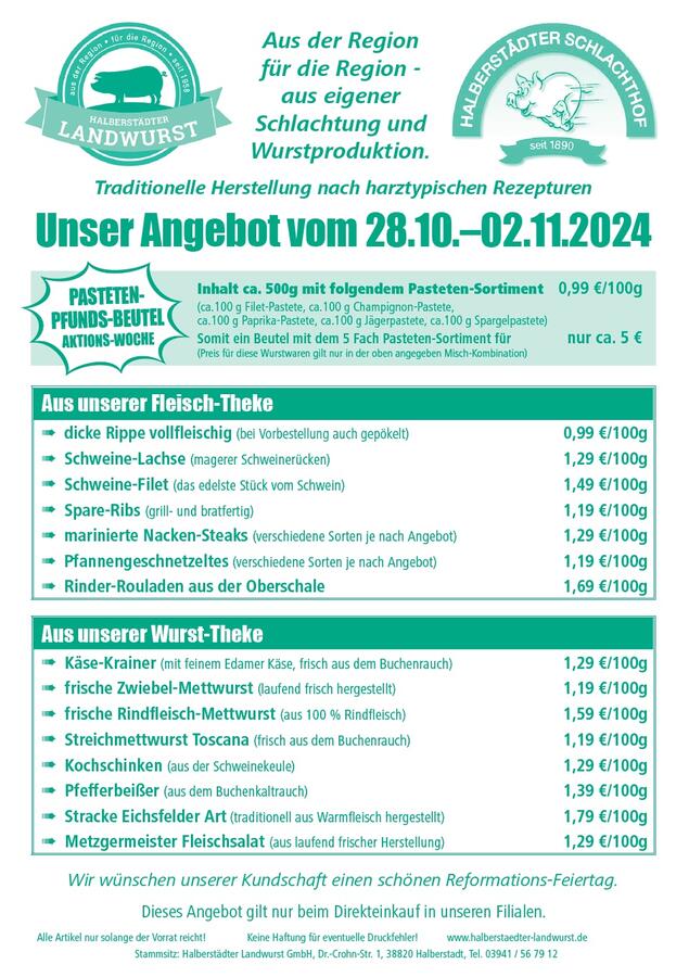 Unser Wochenangebot