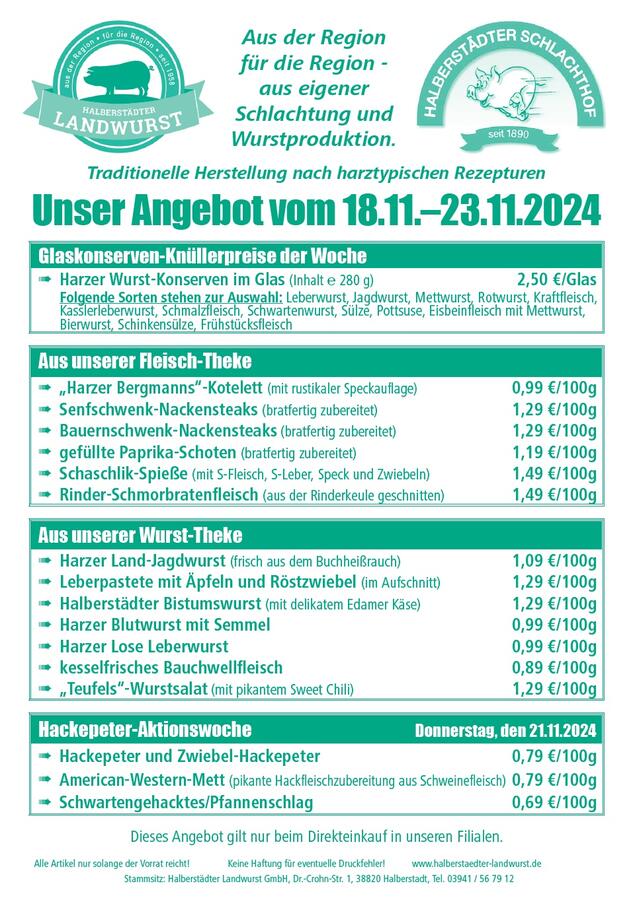 Unser Wochenangebot