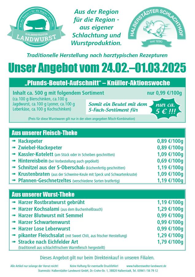 Unser Wochenangebot